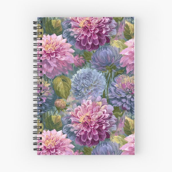 Item preview, Flourishing Dahlias Floral  - Retro Flower Floral  - Gifts For Mom designed and sold by RoyalStarsPatts.