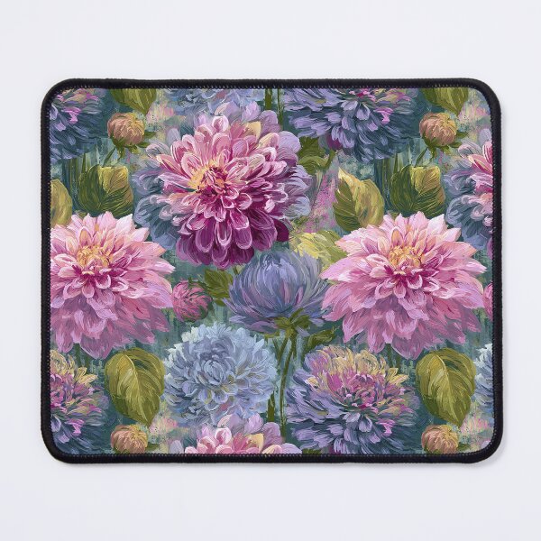 Item preview, Flourishing Dahlias Floral - Retro Flower Floral - Gifts For Mom designed and sold by RoyalStarsPatts.
