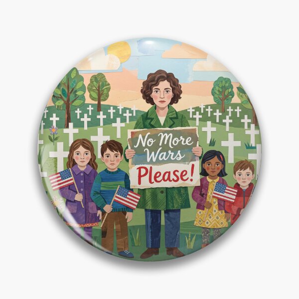 Item preview, No More Wars Please Protest designed and sold by Home Decor Art.