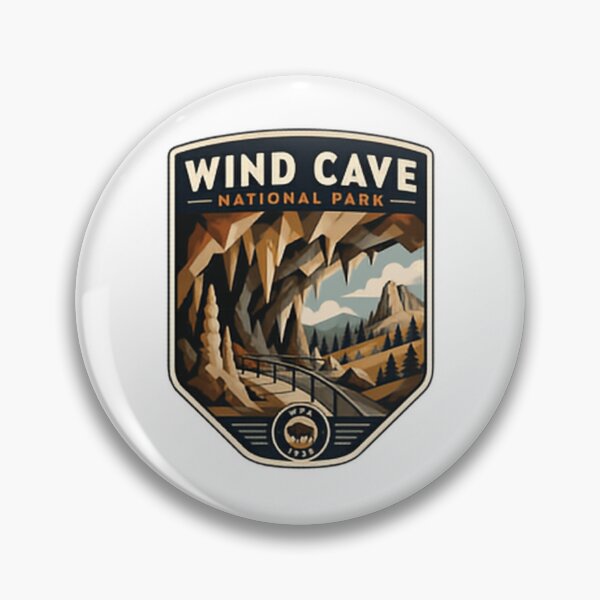Item preview, Wind Cave National Park Travel Souvenir Outdoors Visitor designed and sold by Simsimah26Parks.