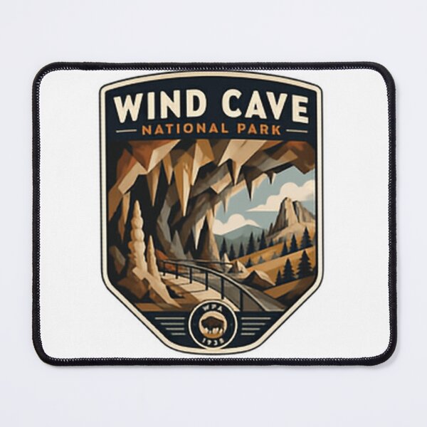 Item preview, Wind Cave National Park Travel Souvenir Outdoors Visitor designed and sold by Simsimah26Parks.