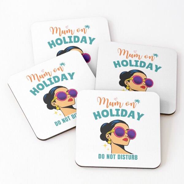 Item preview, Mum on Holiday Do Not Disturb Funny Tropical Summer Beach Design designed and sold by MadeByMira.