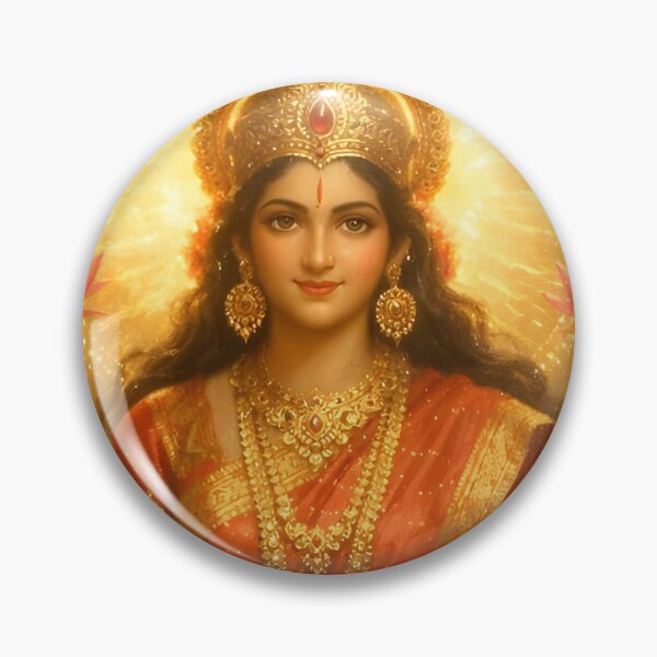 Item preview, Lakshmi Maa – Goddess of Abundance and Golden Blessings designed and sold by SoniaSarkali.