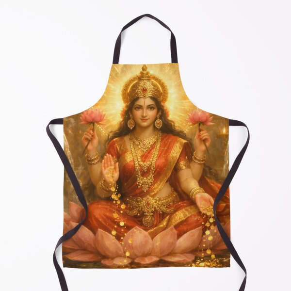 Item preview, Lakshmi Maa – Goddess of Abundance and Golden Blessings designed and sold by SoniaSarkali.