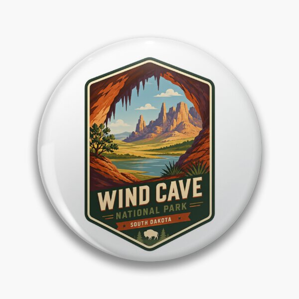 Item preview, Wind Cave National Park South Dakota Traveler Hiker Explorer designed and sold by Simsimah26Parks.