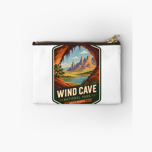 Item preview, Wind Cave National Park South Dakota Traveler Hiker Explorer designed and sold by Simsimah26Parks.