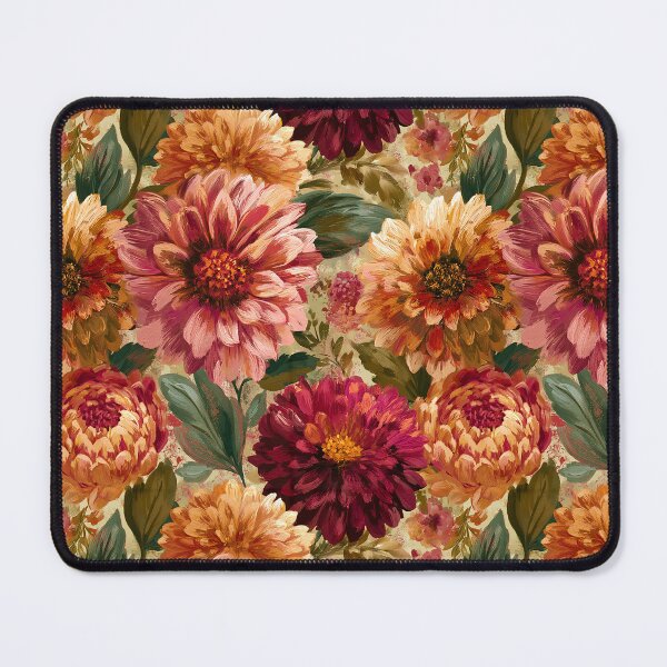 Item preview, Ornamental Dahlias Floral  - Botanical Garden Pattern  - Gifts For Sister designed and sold by RoyalStarsPatts.