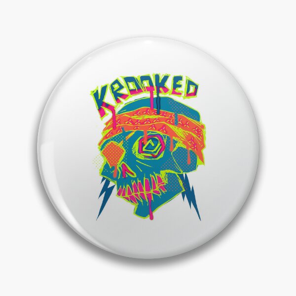 Item preview,  Rare skateboarding skull krooked teeth designed and sold by Paintbase.