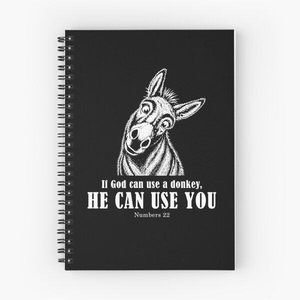 Item preview, If God Can Use A Donkey He Can Use You Funny Christian designed and sold by Hedoraxe.