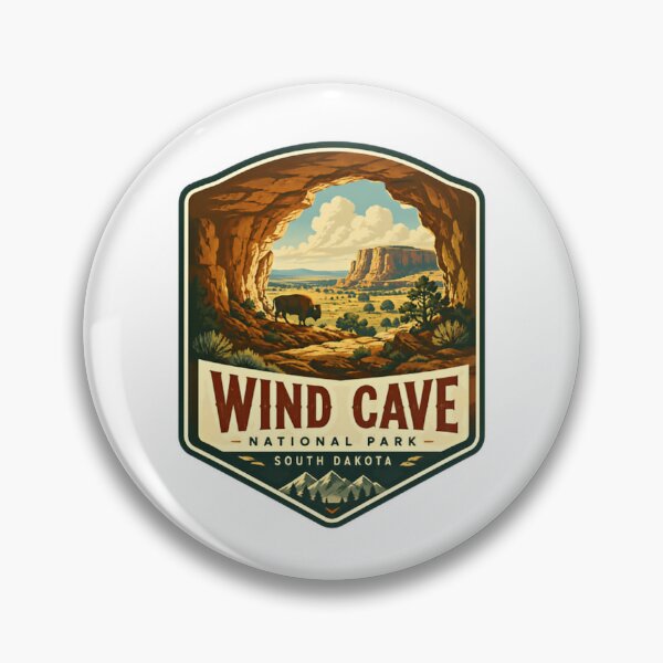 Item preview, Wind Cave National Park South Dakota Travel Visitor Explorer designed and sold by Simsimah26Parks.