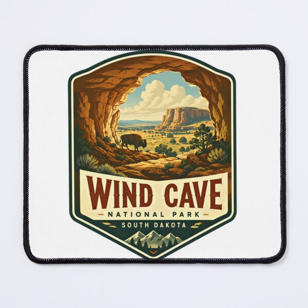 Item preview, Wind Cave National Park South Dakota Travel Visitor Explorer designed and sold by Simsimah26Parks.