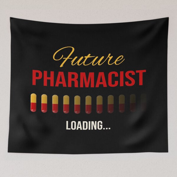 Item preview, Future Pharmacist Loading in Red and Yellow Colors designed and sold by GraffiTimi.