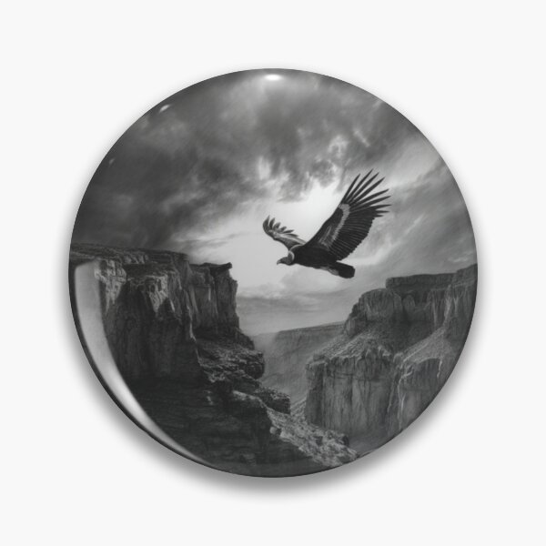 Item preview, A dramatic Condor circling above canyon walls, Birds in Motion designed and sold by CDC40.