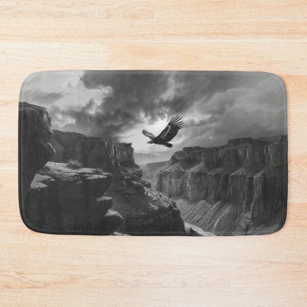 Item preview, A dramatic Condor circling above canyon walls, Birds in Motion designed and sold by CDC40.