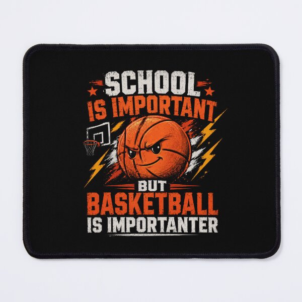 Item preview, School Is Important But Basketball Is Importer Basketball Player Fan designed and sold by RetroMini2026.