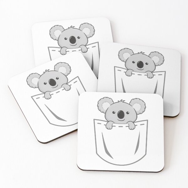 Item preview, Cute Pocket Koala designed and sold by BobaTeeStore.