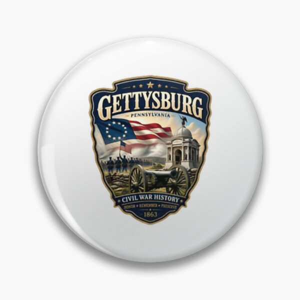 Item preview, Gettysburg Pennsylvania Civil War History Honor Remember Preserve 1863 American History Buff designed and sold by Simsimah26Parks.