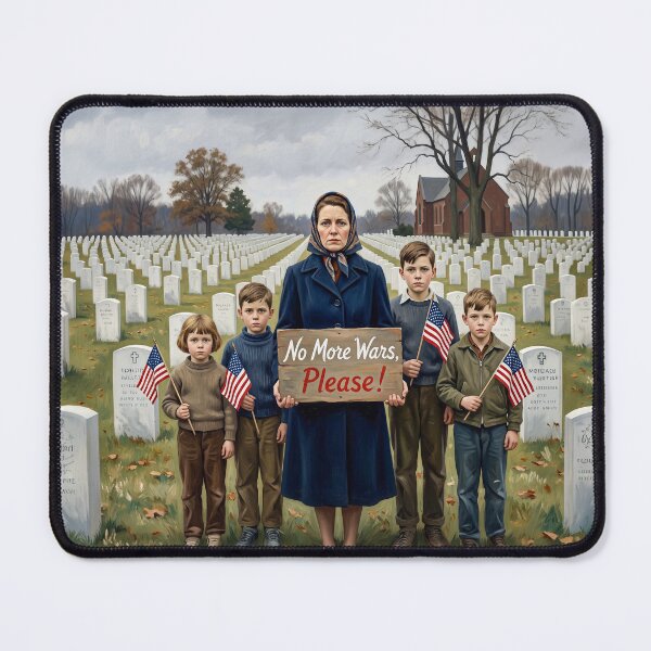 Item preview, No More Wars Please Protest designed and sold by Home Decor Art.