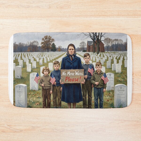 Item preview, No More Wars Please Protest designed and sold by Home Decor Art.