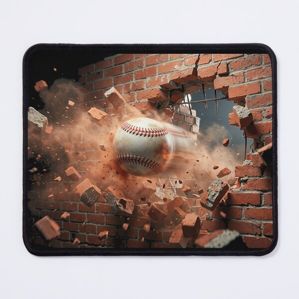 Item preview, Baseball Breaks Walls | Funny Construction Worker Baseball Fan T-Shirt Gift designed and sold by emiliacreations.