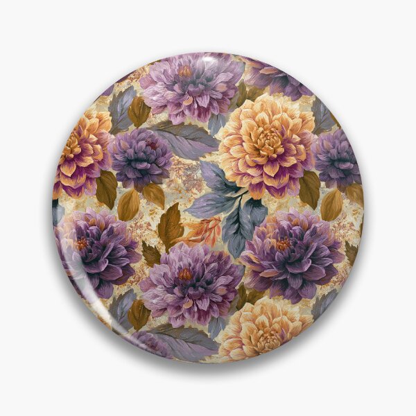Item preview, Minimalistic Dahlias Floral  - Birthday Flower Pattern  - Gifts For Women designed and sold by RoyalStarsPatts.