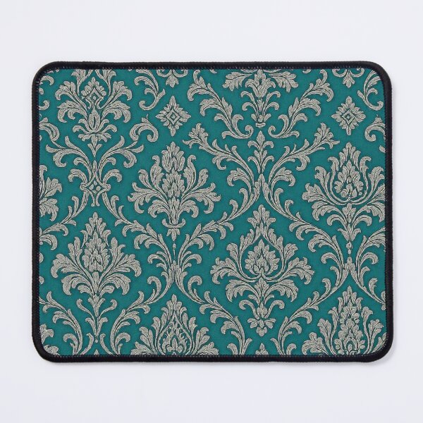 Item preview, Vintage Victorian Damask Ornament Teal designed and sold by Articora.