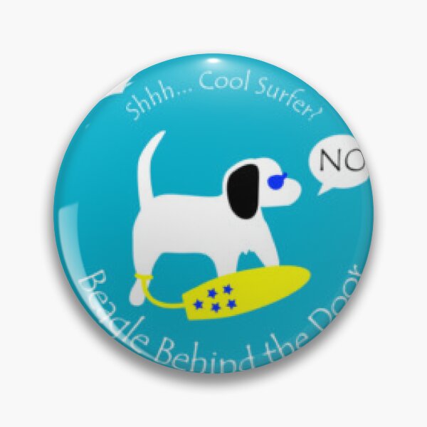 Item preview, Cool Surfer Beagle designed and sold by TheSecrtBeagle.