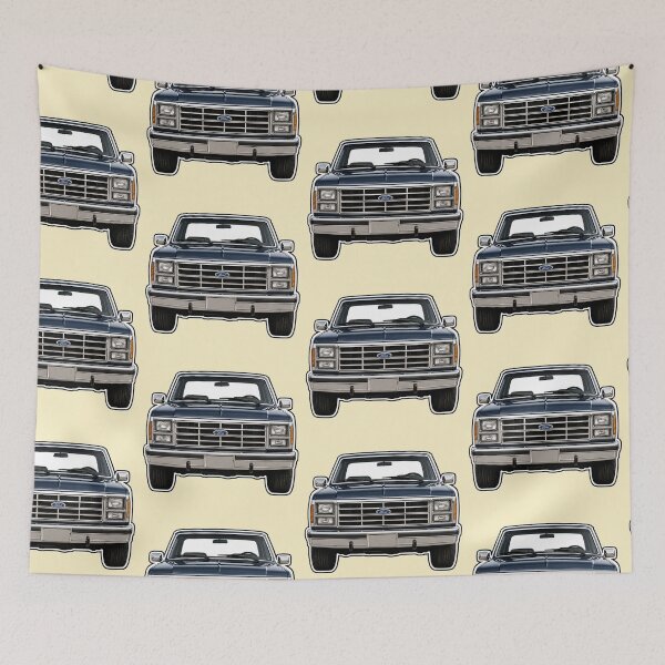 Item preview, Classic Dark Blue Ford Pickup Truck designed and sold by Late Theory.