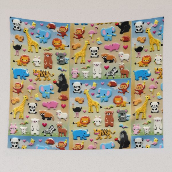 Item preview, animal bubble stickers designed and sold by CatsCritterDesigns .