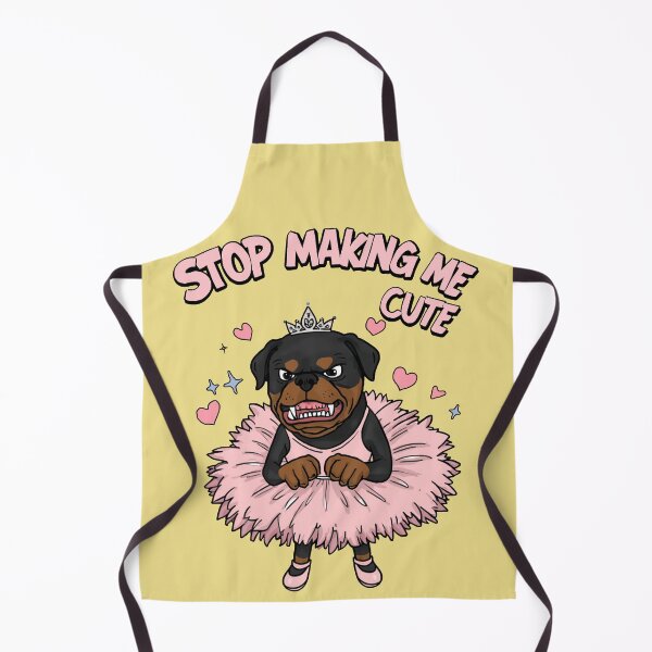 Item preview, Stop Making Me Cute Grumpy Rottweiler Ballet Tutu Funny designed and sold by The Fine Print by BassAddict.