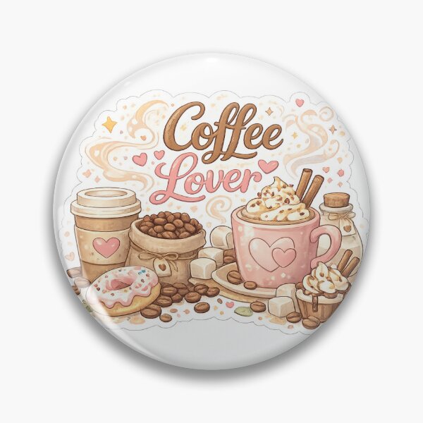 Item preview, Coffee Lover Sticker | Cute Pastel Coffee Aesthetic | Cozy Latte Vinyl Decal | Barista & Caffeine Gift designed and sold by StyloStudio.