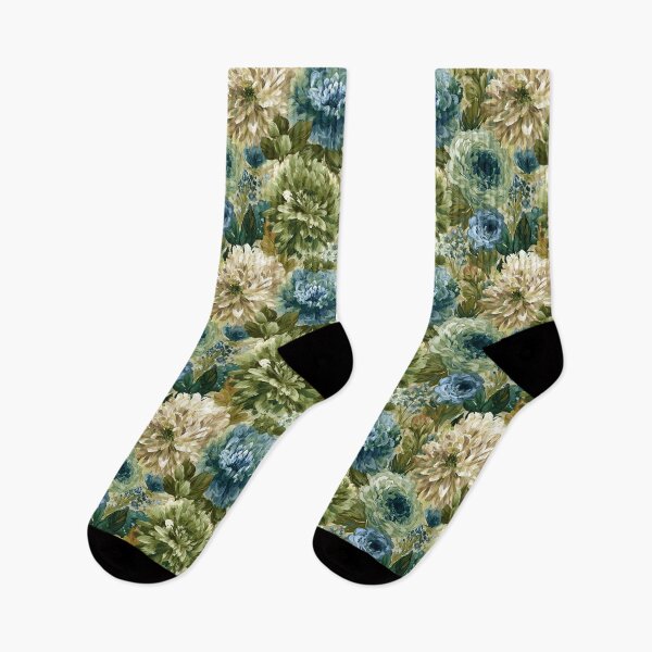 Item preview, Wild Dahlias Floral  - Flower Garden Pattern  - Graduation Gifts designed and sold by RoyalStarsPatts.