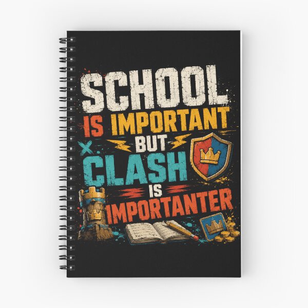 Item preview, School Is Important But Clash Is Importanter Mobile Game Fan designed and sold by RetroMini2026.