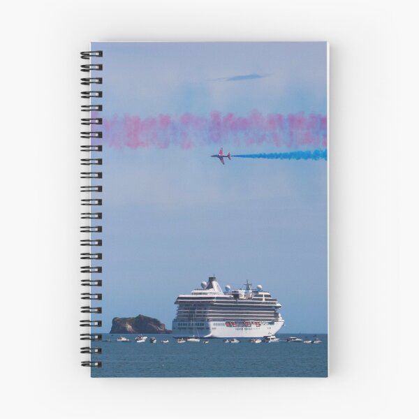 Item preview, Red Arrow flying over a cruise ship designed and sold by Aham Photos.