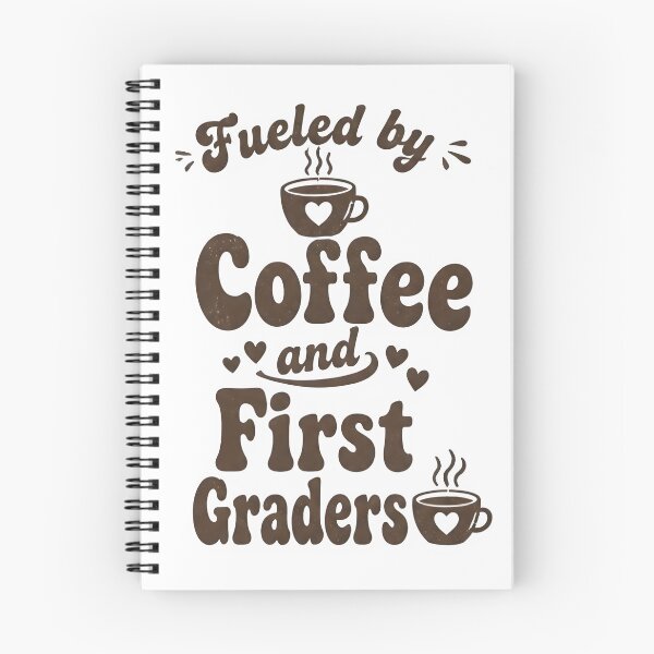 Item preview, Fueled By Coffee And First Graders Retro Distressed Teacher T-Shirt designed and sold by FestivityFinds.