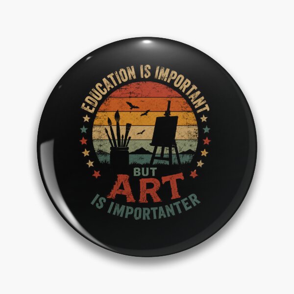 Item preview, Education Is Important But Art Is Importanter Artist Art Lover Creative Hobby designed and sold by JonesFlora2025.