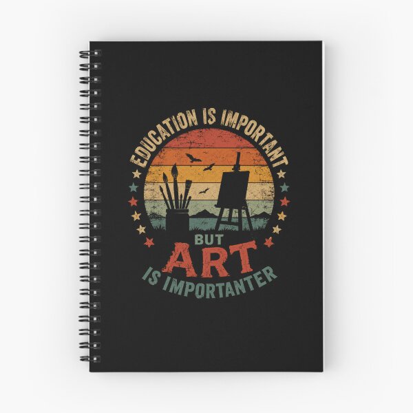 Item preview, Education Is Important But Art Is Importanter Artist Art Lover Creative Hobby designed and sold by JonesFlora2025.