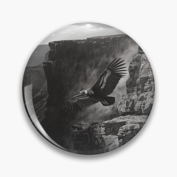 Item preview, A dramatic Condor circling above canyon walls, Birds in Motion designed and sold by CDC40.
