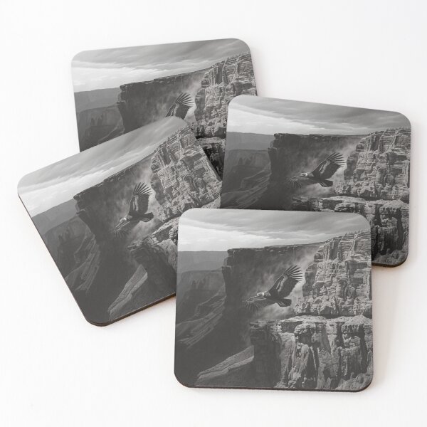 Item preview, A dramatic Condor circling above canyon walls, Birds in Motion designed and sold by CDC40.
