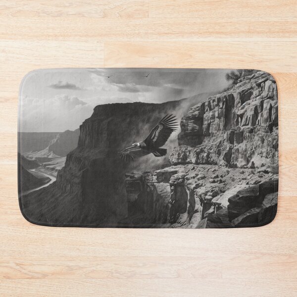 Item preview, A dramatic Condor circling above canyon walls, Birds in Motion designed and sold by CDC40.
