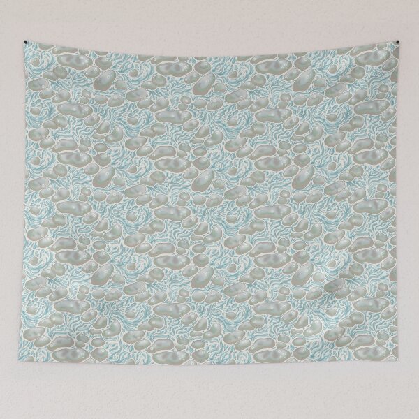 Item preview, Uchimizu: Japanese Stone and Fresh Water Pattern designed and sold by Nekogobido.