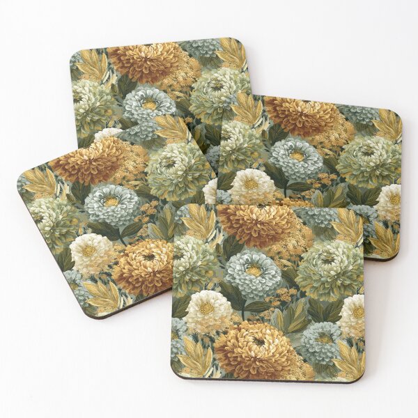 Item preview, Stunning Dahlias Print  - Flower Bouquet Pattern  - Graduation Gifts for girlfriend designed and sold by RoyalStarsPatts.