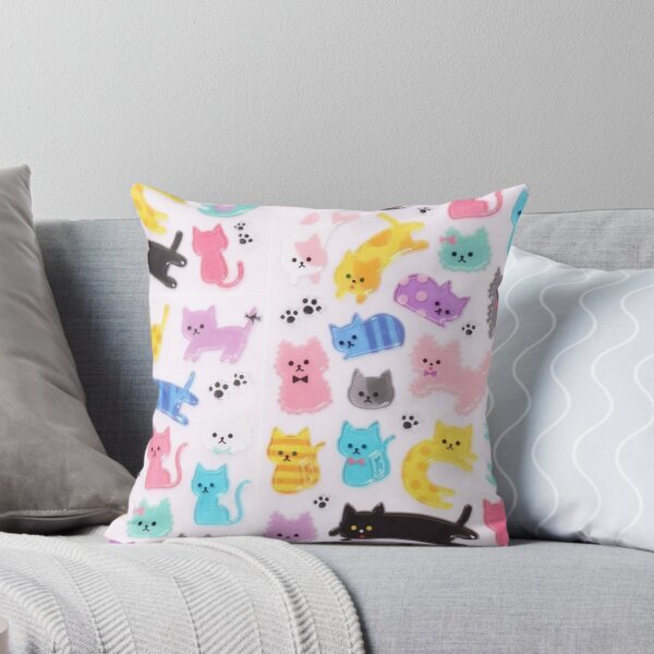 Item preview, cute cat sticker design designed and sold by CatsCritterDesigns .
