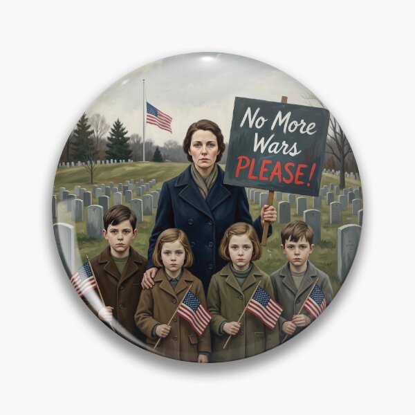 Item preview, No More Wars Please Protest designed and sold by Home Decor Art.