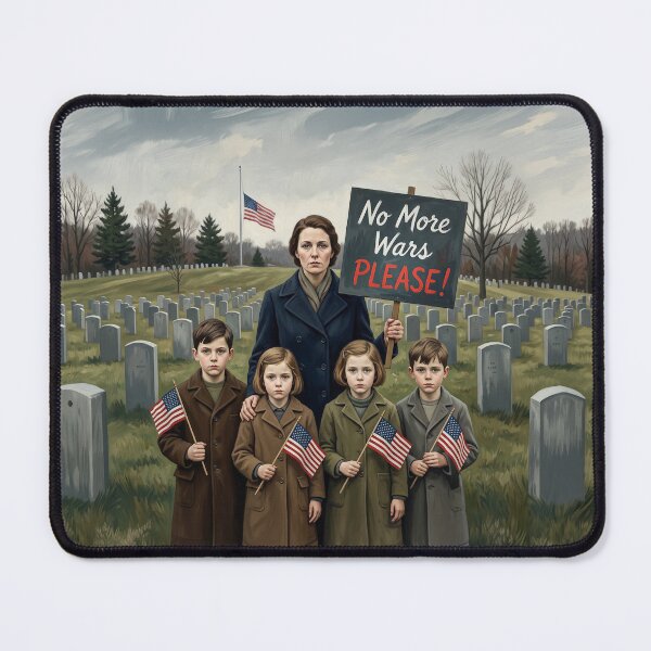 Item preview, No More Wars Please Protest designed and sold by Home Decor Art.