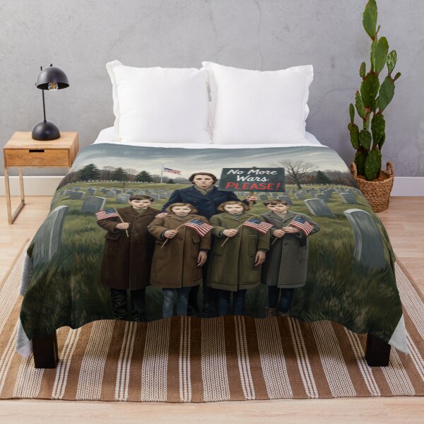 Item preview, No More Wars Please Protest designed and sold by Home Decor Art.