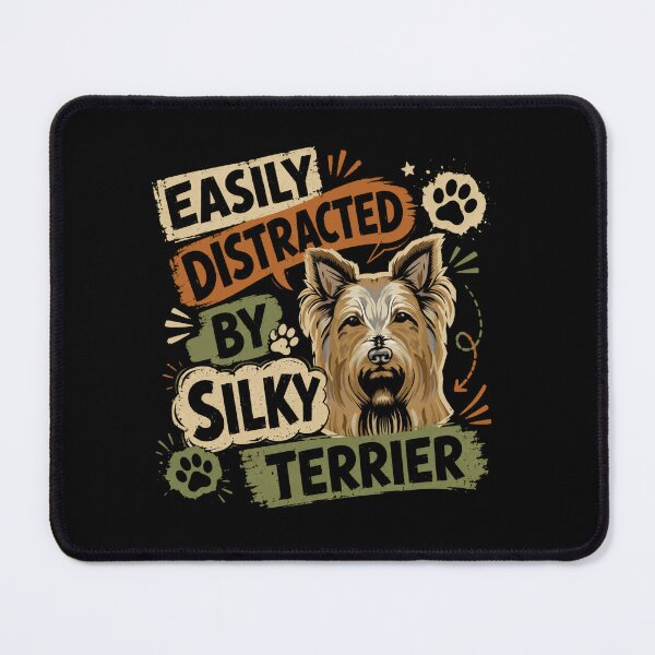 Item preview, Easily Distracted By Silky Terrier Dog Owner Pet Parent designed and sold by RetroMini2026.