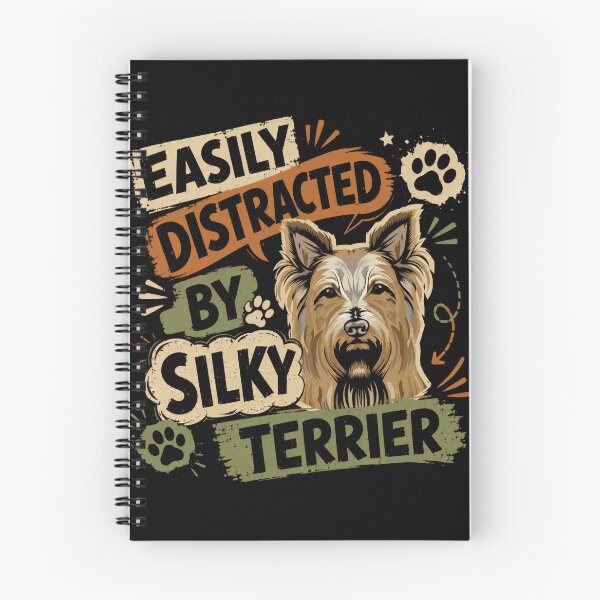 Item preview, Easily Distracted By Silky Terrier Dog Owner Pet Parent designed and sold by RetroMini2026.