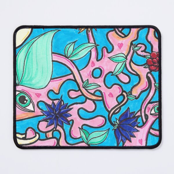 Item preview, Crazy Chaotic Colorful Nature Surreal Pattern Marker Hand Drawing  designed and sold by BOKEbyTC.