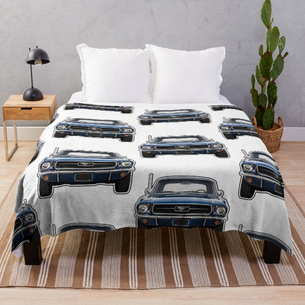 Item preview, Classic Dark Blue Ford Mustang designed and sold by Late Theory.